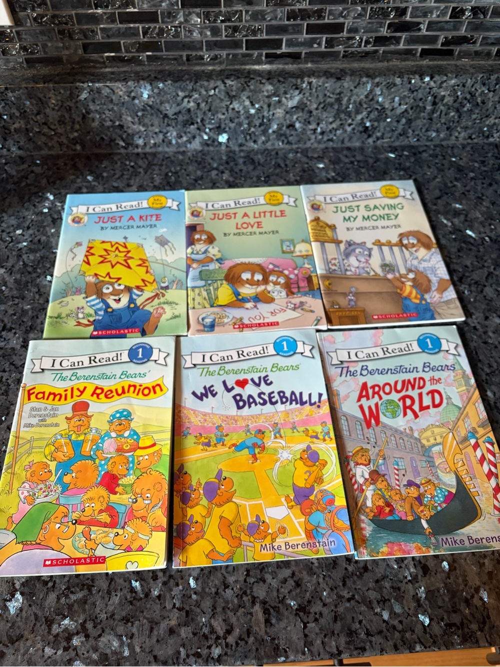 Lot of 6 Berenstain Bears Early First Reader Books